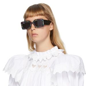 Marc Jacobs “The Logo” Rectangular Sunglasses